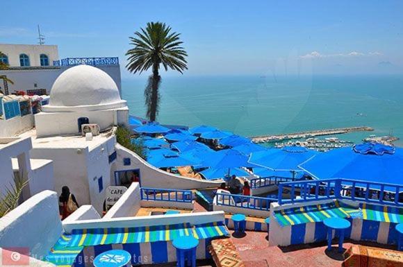 The Blue And White Perle Villa Sidi Bou Said Exterior photo